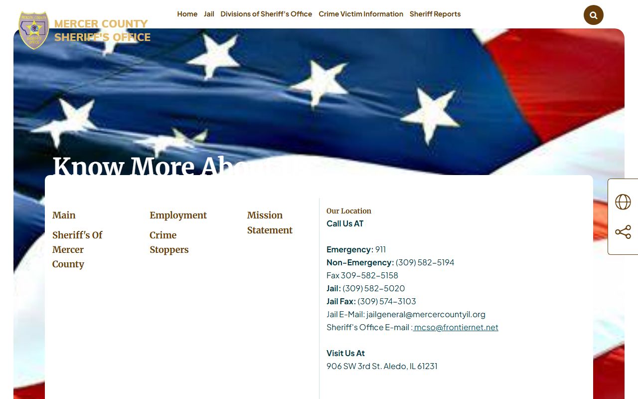 Mercer County Sheriff office for public records