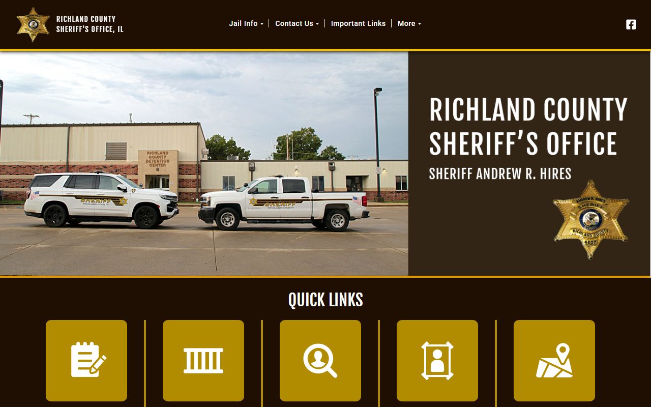 Richland County Sheriff office website for public records