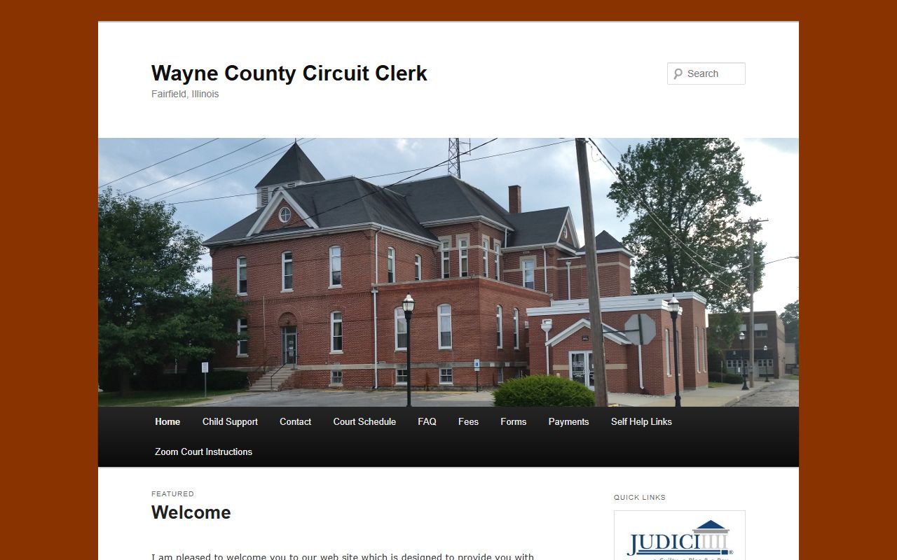 Wayne County Circuit Clerk website for public records