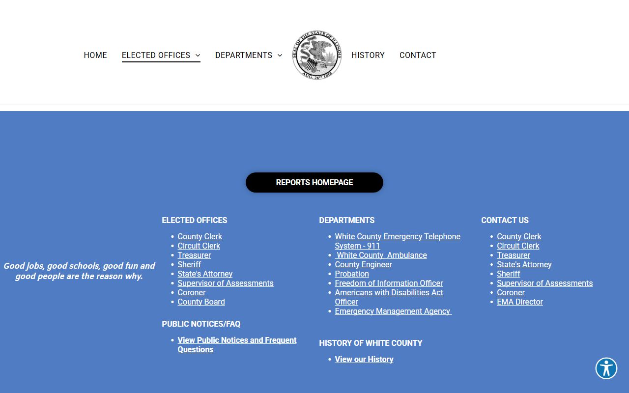 White County online case search tool for public records